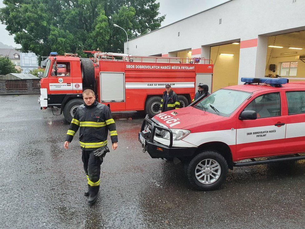 Ve Frýdlantu platí třetí stupeň povodňové aktivity, tedy ohrožení.