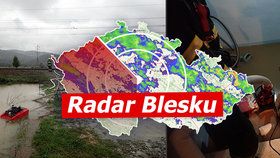 Povodňová pohotovost v Česku: Dyje na prvním stupni, Vltava klesá. Přijde další déšť, sledujte radar Blesku