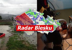 Déšť rozvodnil hladiny řek v Česku