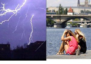 V Praze bude horký týden, přijdou také bouřky.