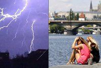 Počasí v Praze: Pondělí i úterý tropy, pak dorazí bouřky. „Mohou být i velmi silné,” varují meteorologové