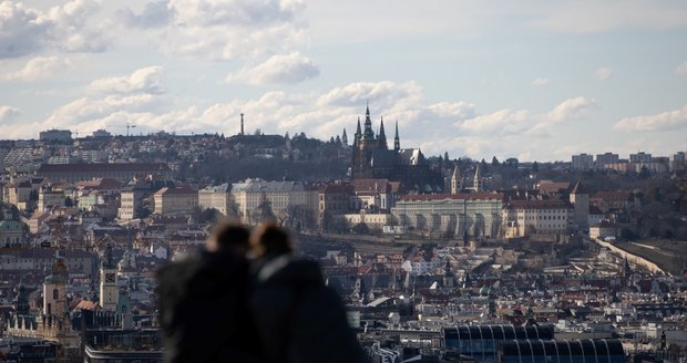 Jarní počasí v Praze (březen 2024)