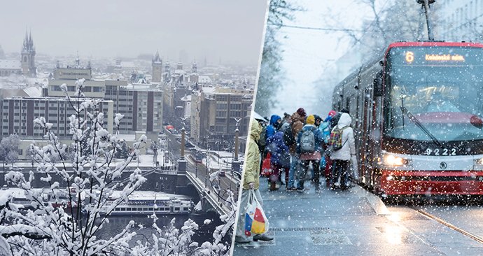 Během prvního lednového týdne se v Praze výrazně ochladí, od čtvrtka bude podle předpovědi sněžit. 