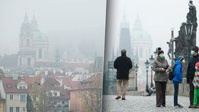 Praha se podle předpovědi příští týden zahalí do mlhy.
