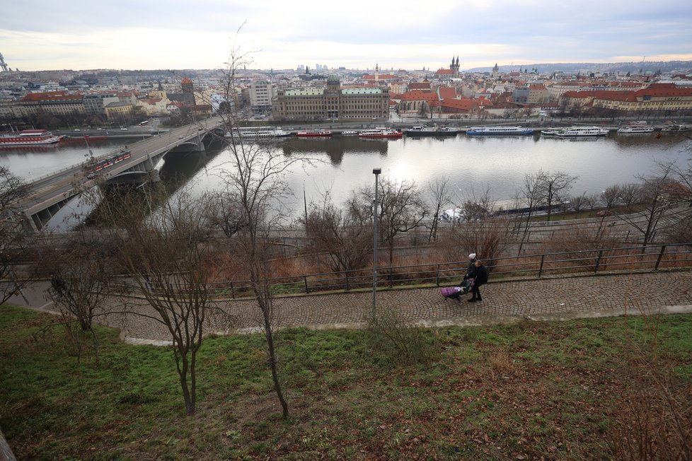 Novoroční počasí v Česku: Praha, 2. ledna 2022