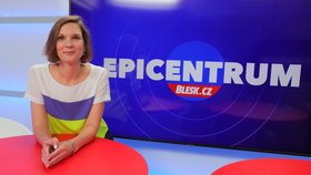 Meteoroložka Dagmar Honsová v Epicentru 29. 6. 2020