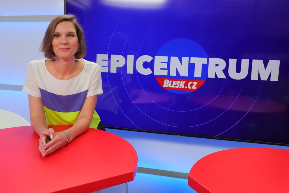 Meteoroložka Dagmar Honsová v Epicentru 29. 6. 2020