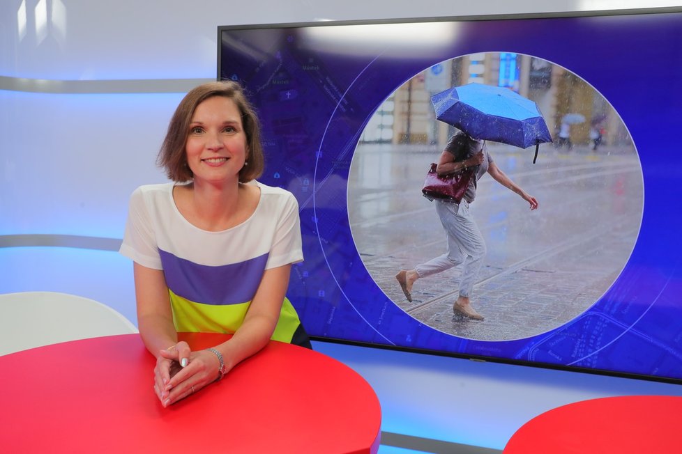 Meteoroložka Dagmar Honsová v Epicentru 29. 6. 2020