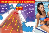 Předpověď na týden: Na Česko se valí tropy! Bude až 31°C