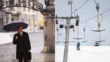 Sněhy tají, vlekaři pláčou: V Česku zůstává nezvyklé teplo 
