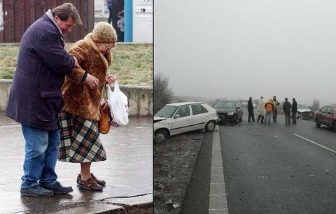 Dejte pozor na náledí cestou do práce. Teploty klesají k nule