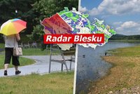 Počasí na víkend: Déšť a přeháňky v neděli vystřídá oteplení, sledujte radar Blesku. Kdy se vrátí tropy?