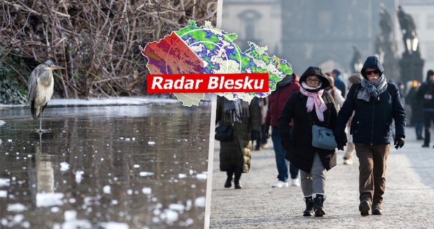 Třeskutým mrazům (zatím) odzvonilo. Hory zasype sníh, hrozí závěje i jazyky, sledujte radar Blesku