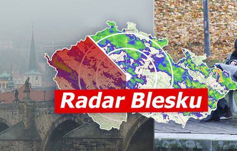 Víkend přinese až 13 °C a Česko se zahalí do šedi. Místy i sprchne, sledujte radar Blesku