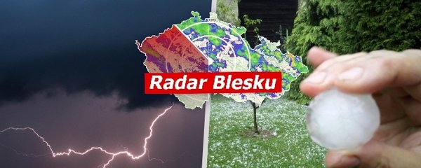 Bouřky a slejváky Česko neopustí do konce týdne, sledujte radar Blesku. A přijde i letních 27 °C