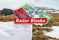 Hrozí náledí a sněhové přeháňky, teploty klesnou až k -7 °C. Sledujte radar Blesku