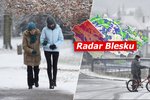 Po studeném víkendu musíme příští týden počítat s mrznoucími srážkami. Sledujte radar Blesku