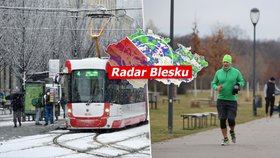 Po víkendových 6 °C zasype Česko sníh. Přidá se i vichr, sledujte radar Blesku