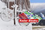 Předpověď: První adventní víkend bude ve znamení sněžení, sledujte radar Blesku