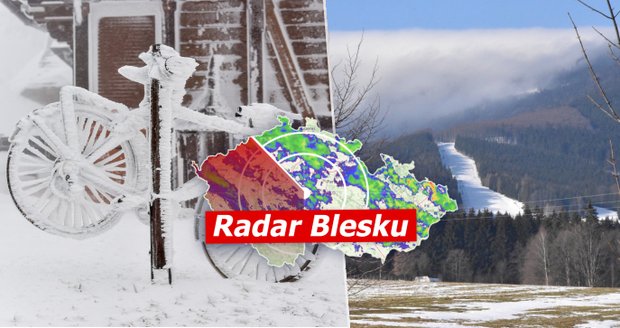 Předpověď: První adventní víkend bude ve znamení sněžení, sledujte radar Blesku