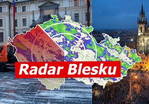 Velká vánoční předpověď: Jarních 13 °C před Štědrým dnem vystřídají mrazy i sníh. Sledujte radar Blesku.