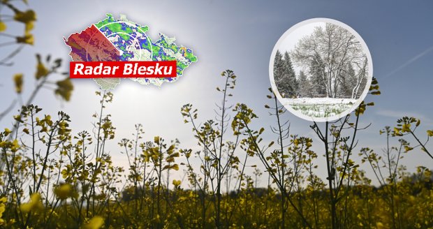 Bláznivé skoky v Česku: Na Šumavě byl mráz -10 °C, oteplí se na 20 °C. Sledujte radar Blesku