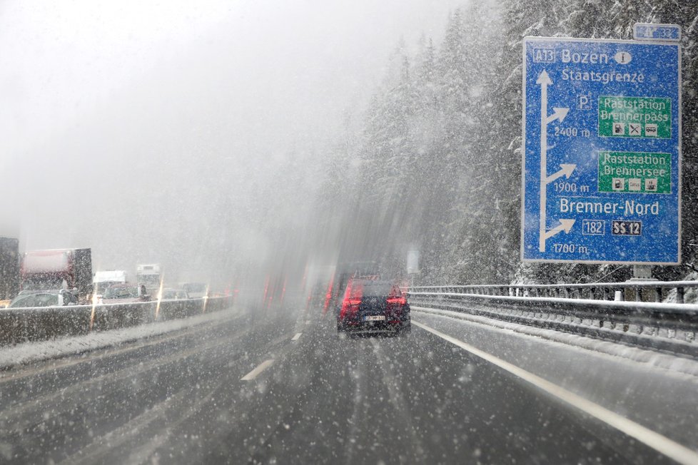 Sníh dorazil i do Rakouska.