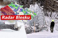 Česko sevřel mráz, naměřili i -27 °C. Žene se další sníh, sledujte radar Blesku