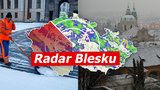 Meteorologové varují před silným větrem, dopravu komplikuje sníh. Sledujte radar