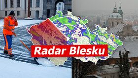 V Česku bude o víkendu silný vítr, na východě bude ještě sněžit. Sledujte radar