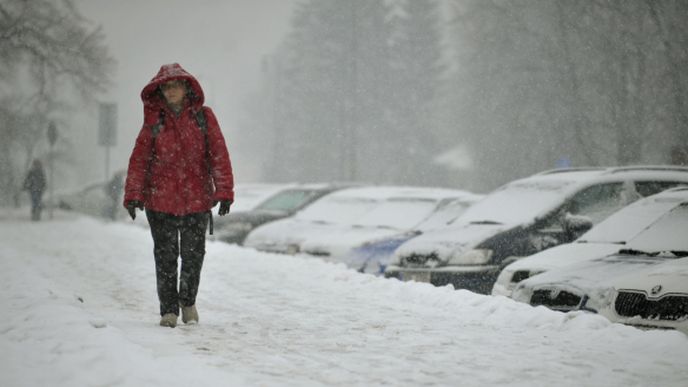 Česko opět zasypal sníh, nehody na silnicích na sebe nenechaly dlouho čekat