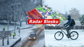 Dopravu v Česku zkomplikoval opět sníh.