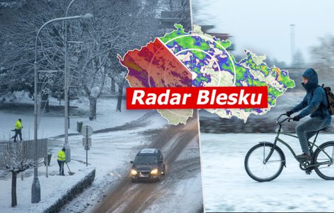 Sníh zkomplikoval dopravu v Česku, sledujte radar Blesku. Kde byly největší problémy?