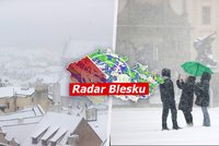 Na Valentýna přichází sníh a mráz: O víkendu napadne až 10 cm! Sledujte radar Blesku