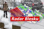 Poslední lednový víkend přinese další teplotní šok, tentokrát směrem dolů. Sledujte radar Blesku