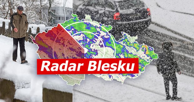 Poslední lednový víkend přinese další teplotní šok, tentokrát směrem dolů. Sledujte radar Blesku