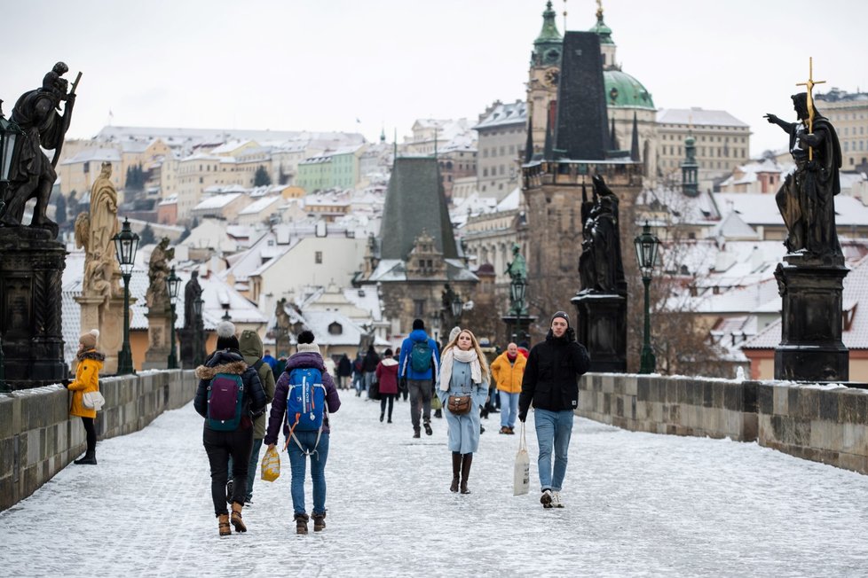 Počasí v Praze na začátku ledna 2022