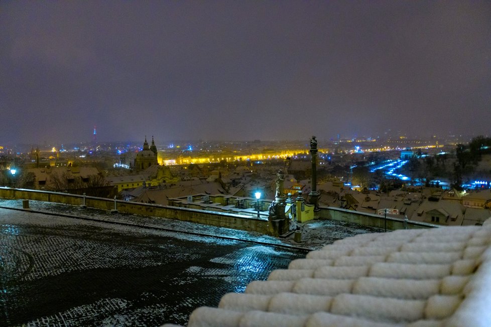Sníh v Praze (19.11.2022)