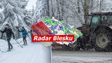 Leden byl sněhově vydatný, co nás čeká v únoru? Detailní předpověď a radar Blesku