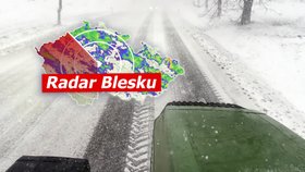 Nejdřív ledovka, pak sníh i teploty až 6 °C. Počasí bude jako na houpačce, sledujte radar Blesku