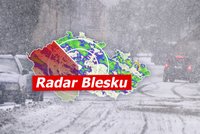 Na Česko opět udeří silný vítr. Hrozí i vznik sněhových závějí, sledujte radar Blesku