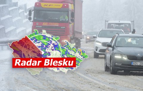 V Česku hrozí sněhové jazyky i silný mráz. Může být až -9 °C, sledujte radar Blesku