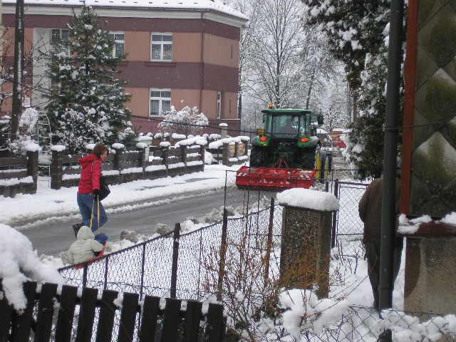 Sněhová aprílová nadílka v Žamberku