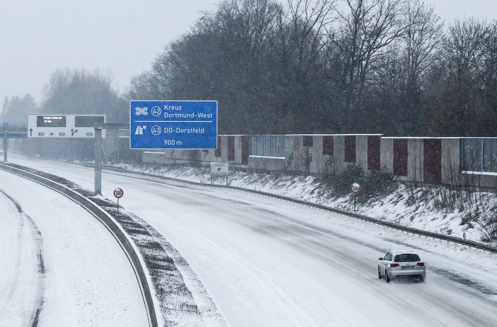Německo zasypal sníh (7.2.2021)