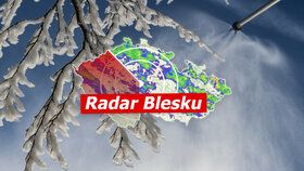 Do Česka se vrátí sněžení: Napadne až 15 cm, varují meteorologové. Sledujte radar Blesku