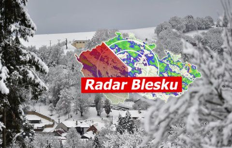 Česko zasype sníh, napadne až 40 centimetrů. Přidá se vichr, sledujte radar Blesku