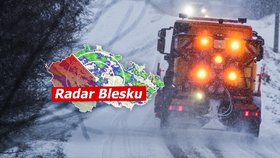 Komplikace v dopravě nekončí: Sníh trápí Česko! Autobusy nabírají zpoždění, sledujte radar Blesku