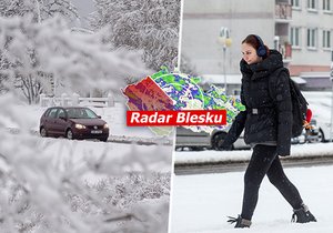 Víkend přinese nejchladnější lednové dny, teplota klesne až na -14 °C. Sledujte radar Blesku