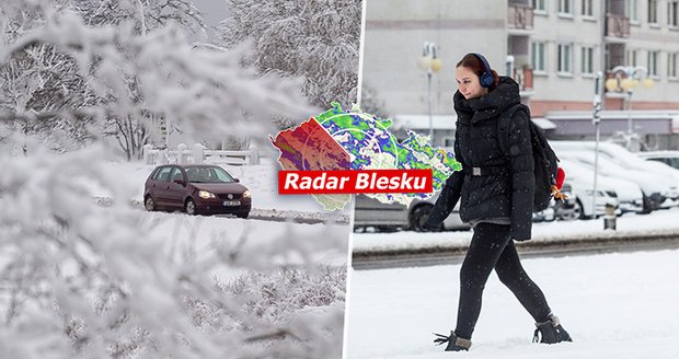 Víkend přinese nejchladnější lednové dny, teplota klesne až na -14 °C. Sledujte radar Blesku