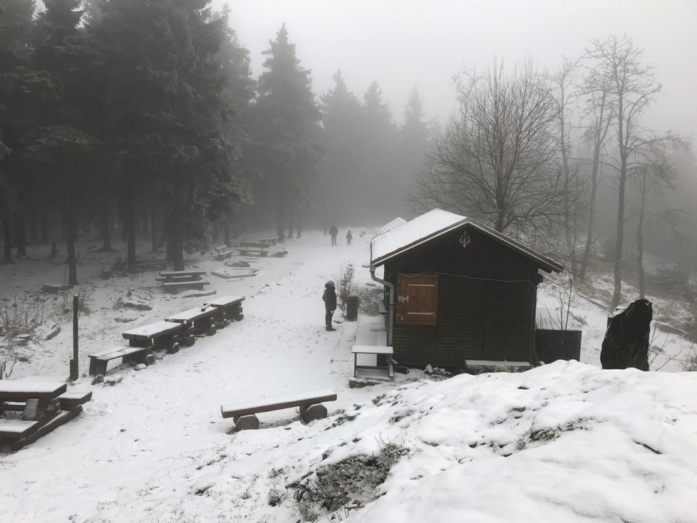 Česko se sžívá s prvním sněhem.